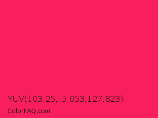 YUV 103.25,-5.053,127.823 Color Image