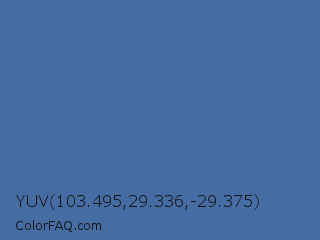 YUV 103.495,29.336,-29.375 Color Image