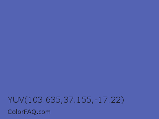 YUV 103.635,37.155,-17.22 Color Image