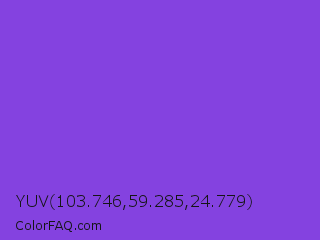 YUV 103.746,59.285,24.779 Color Image