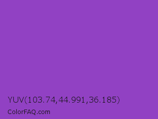 YUV 103.74,44.991,36.185 Color Image