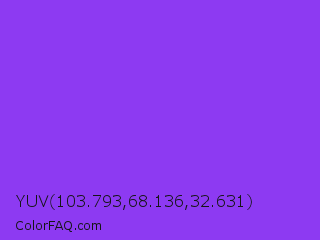YUV 103.793,68.136,32.631 Color Image