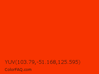 YUV 103.79,-51.168,125.595 Color Image