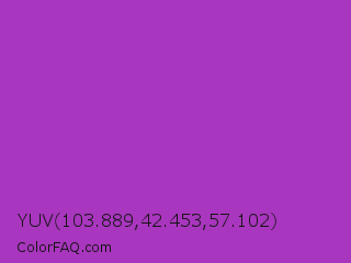 YUV 103.889,42.453,57.102 Color Image