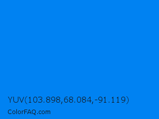 YUV 103.898,68.084,-91.119 Color Image