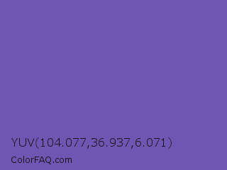 YUV 104.077,36.937,6.071 Color Image