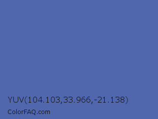 YUV 104.103,33.966,-21.138 Color Image