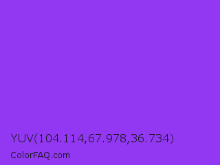 YUV 104.114,67.978,36.734 Color Image