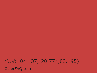 YUV 104.137,-20.774,83.195 Color Image