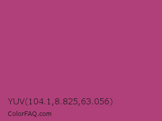 YUV 104.1,8.825,63.056 Color Image