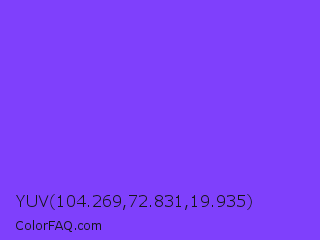YUV 104.269,72.831,19.935 Color Image