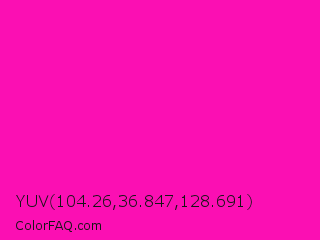YUV 104.26,36.847,128.691 Color Image