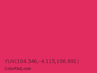 YUV 104.346,-4.115,106.691 Color Image
