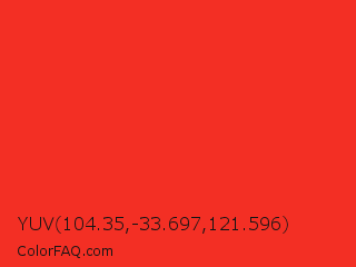 YUV 104.35,-33.697,121.596 Color Image