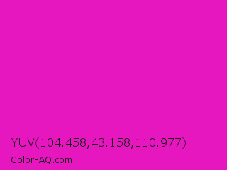YUV 104.458,43.158,110.977 Color Image