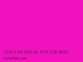 YUV 104.459,41.679,118.869 Color Image