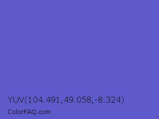 YUV 104.491,49.058,-8.324 Color Image