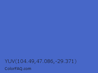 YUV 104.49,47.086,-29.371 Color Image