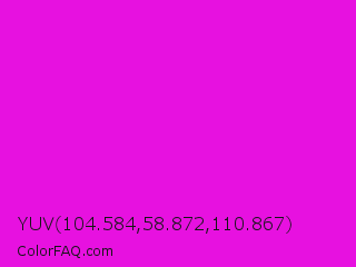 YUV 104.584,58.872,110.867 Color Image