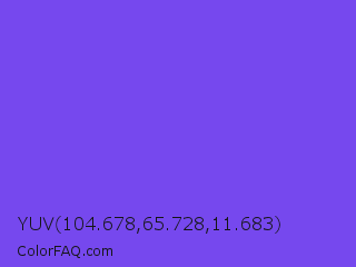 YUV 104.678,65.728,11.683 Color Image