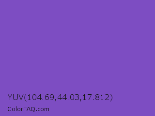 YUV 104.69,44.03,17.812 Color Image