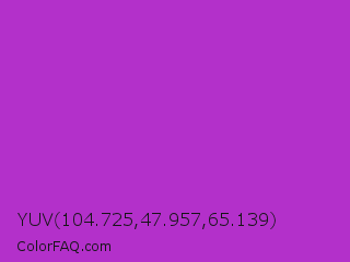 YUV 104.725,47.957,65.139 Color Image