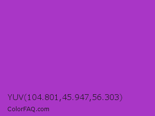 YUV 104.801,45.947,56.303 Color Image