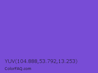 YUV 104.888,53.792,13.253 Color Image