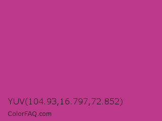 YUV 104.93,16.797,72.852 Color Image