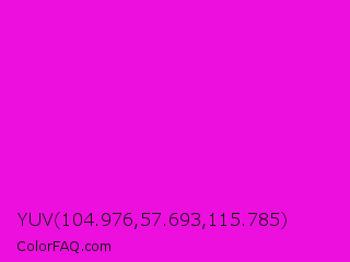 YUV 104.976,57.693,115.785 Color Image