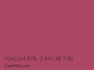 YUV 104.978,-2.947,58.778 Color Image
