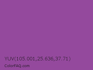 YUV 105.001,25.636,37.71 Color Image