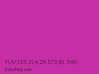 YUV 105.014,29.573,81.549 Color Image