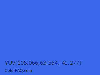 YUV 105.066,63.564,-41.277 Color Image