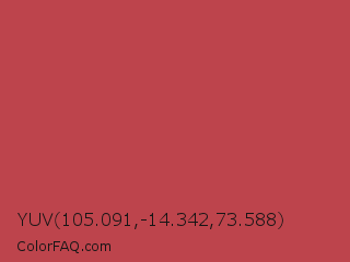 YUV 105.091,-14.342,73.588 Color Image