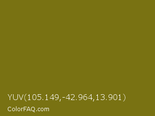 YUV 105.149,-42.964,13.901 Color Image
