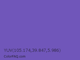 YUV 105.174,39.847,5.986 Color Image