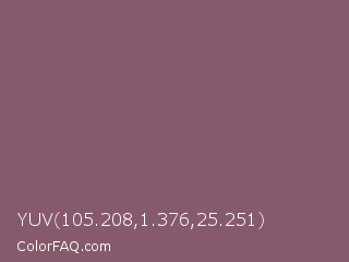YUV 105.208,1.376,25.251 Color Image