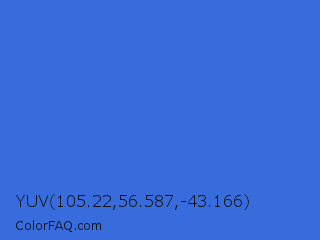 YUV 105.22,56.587,-43.166 Color Image