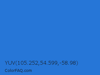 YUV 105.252,54.599,-58.98 Color Image