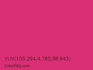 YUV 105.294,4.785,98.843 Color Image