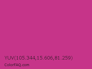 YUV 105.344,15.606,81.259 Color Image