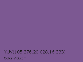 YUV 105.376,20.028,16.333 Color Image
