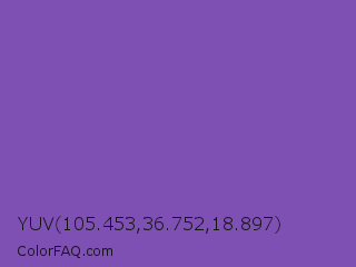 YUV 105.453,36.752,18.897 Color Image
