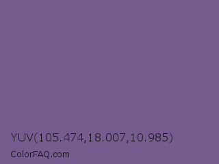 YUV 105.474,18.007,10.985 Color Image