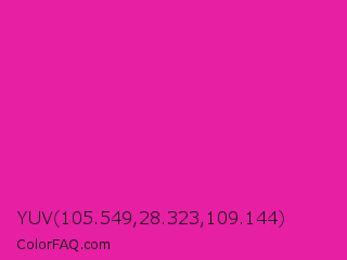 YUV 105.549,28.323,109.144 Color Image