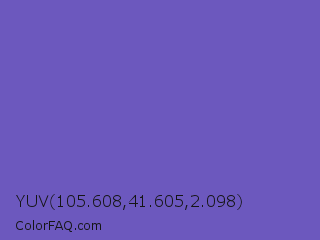 YUV 105.608,41.605,2.098 Color Image