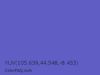 YUV 105.639,44.548,-8.453 Color Image