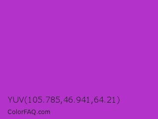 YUV 105.785,46.941,64.21 Color Image