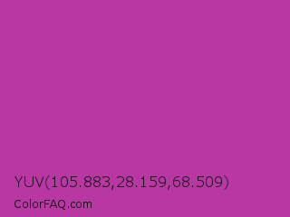 YUV 105.883,28.159,68.509 Color Image